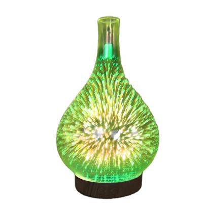 China Unique Electric Glass Air Humidifier Oil Aroma Hotel Design Ultrasonic Nebulizer Diffuser for sale