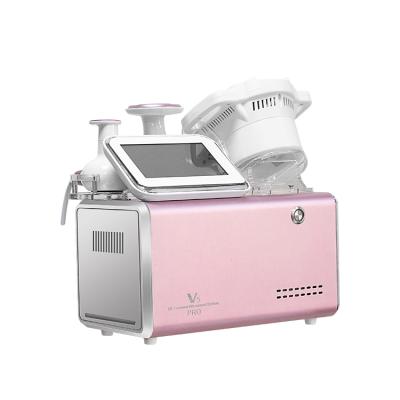 China Weight Loss V10 Head Microcurrent+RF+ Laser Light With Vacuum Cavitation System Body Slimming Machine for sale