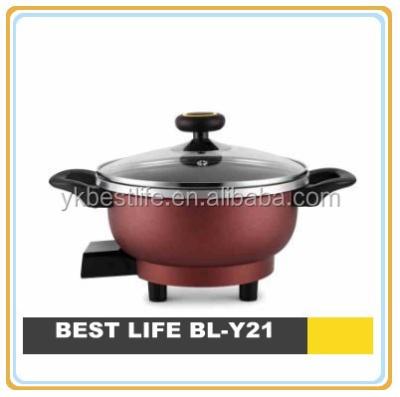 China Commercial Kitchen Multi Round Mini Electric Cooked Cooking Pot for sale