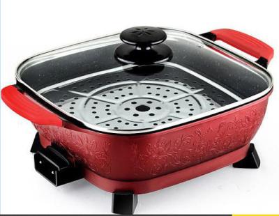 China Household Square Electric Cookware and Soup Hot Pot for sale