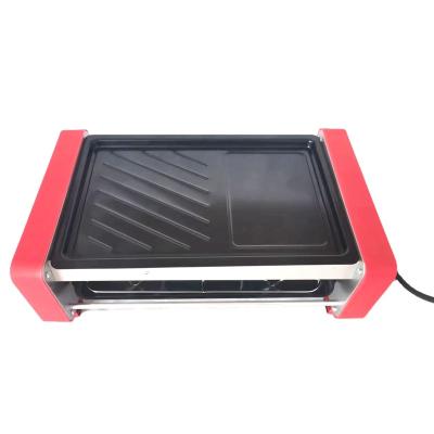 China Household Korean Style Barbecue Portable Electric Grill 2 in 1 (Rack+Grill Pan) for sale