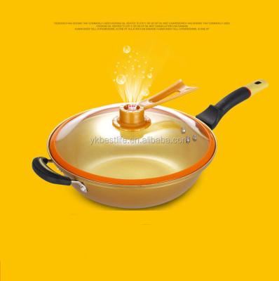 China Viable Die Casting Aluminum Round Divided Frying Pan and Aluminum Pot for sale