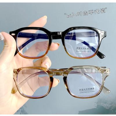 China Optical Unisex Anti Blue Light Blocking Monocle Clear Frame Eyewear Glass Glasses Optical Eyeglasses Sights for sale