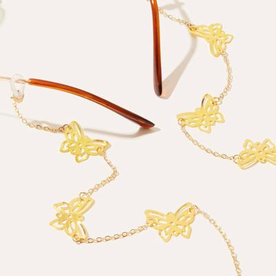 China Sunglass Ties Metal Chain Gold Glasses Hanging Neck Glasses Chain Women Men's Eyewear Accessories Holder Glass Chain for sale