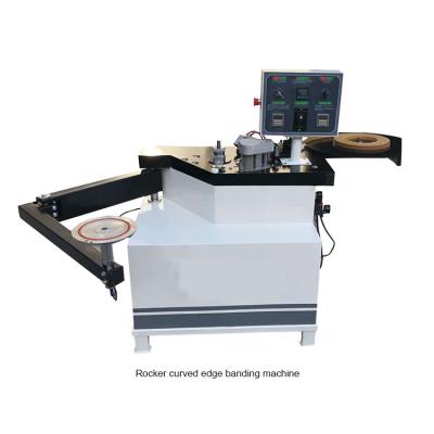 China Construction worksÂ   Woodworking MDF PVC Wood Manual Curve Dark Edge Straight Binding Machine for sale