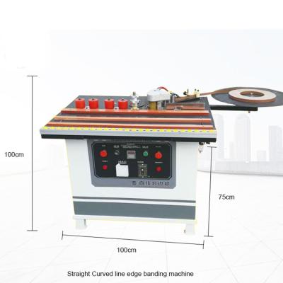 China Construction worksÂ   Manual Dark Edging PVC Woodworking Furniture Banding Machine for sale