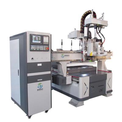 China Long Lifespan Row Drilling Head ATC CNC Router Woodworking Engraving Machine for sale