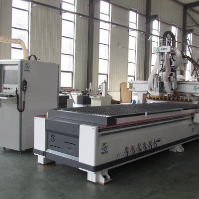 China Long Lifespan Automatic Row Drilling Machine Wardrobe CNC Cutting Door Engraving Wood Router for sale