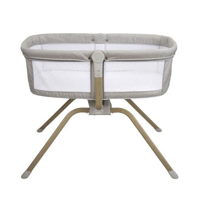 China 2022 New Portable and Rotatable Baby Bedding Cradle /Cradle/ Modern Wooden Look Baby Huts for sale