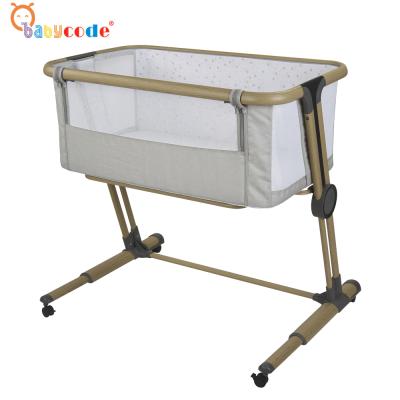 China 2021 Modern Portable Crib Sleepers Wooden Baby Crib Arrangement Baby Crib Bedding Crib Sleepers Wooden /Cradle/ Code Baby Cribs 2021 for sale