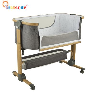 China 2021 New Safety Style Foldable Height Adjustable Luxury Newborn Baby Hutch for sale