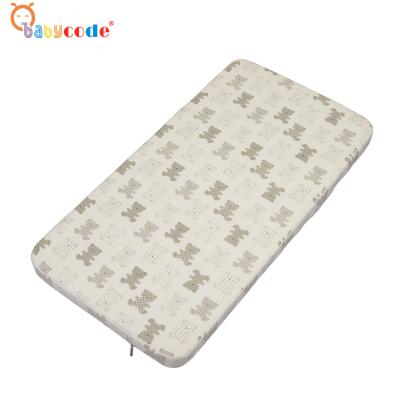 China Best Quality PORTABLE Double Side Baby Crib And Baby Crib Chemical Free Mattress Cover for sale