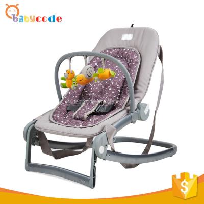 China Multifunctional Purpose OEM Aluminum Frame Swing Function Baby Chair with Sling Toys and Seat Pad for sale