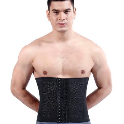 China Waist Cincher Waist Protector Men's Belly Trainer Shapers Slim Tummy Control Waist Belt Shapewear Breathable Skinny Waist Cincher for sale