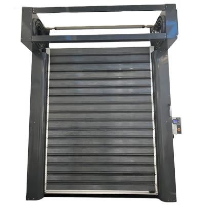 China Modern Fast Spiral Door Automatic Outdoor Commercial Spiral Overhead Aluminum Spiral Metal Rolling High Speed ​​Door for sale