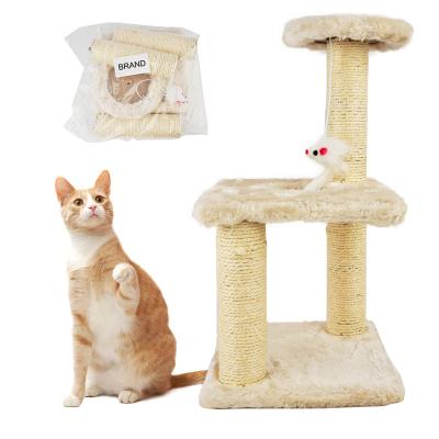 China Modern Funny Cat Activity Tree Frame Of 3 Layers Climbing Cats For Cats for sale