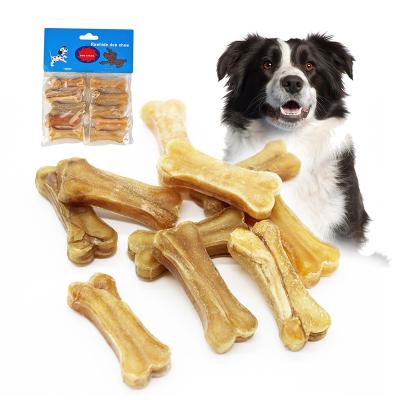 China Real Flavors Stocked Natural Bone Dog Teether Chew Toys for Aggressive Chewers for sale