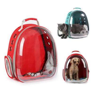 China Wholesale Comfort Space Bubble Capsule Pet Travel Backpack Stored Clear Carrier Bag For Small Animals Pet Cage for sale