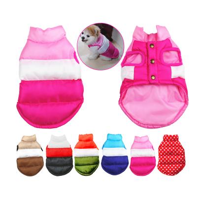 China Wholesale Warm Waterproof Pet Clothes Thick Dog Jacket Winter Dog Vest for sale