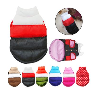 China Warm Windproof Waterproof Pet Clothes Warm Cotton Dog Jacket For Winter for sale