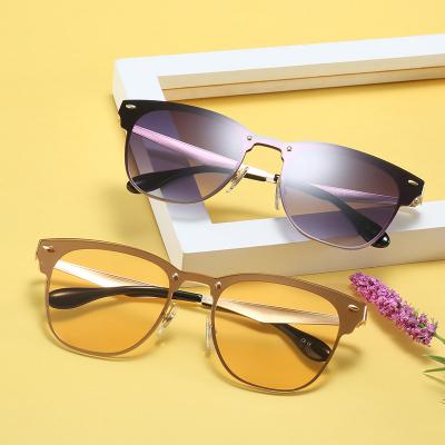 China European fashion sunglasses and American men's and women's clothing one-piece sunglasses fashion the same style sunglasses for sale