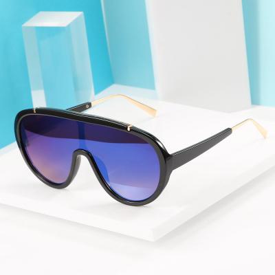 China European new fashion sunglasses sunglasses and American ladies sunglasses trend one-piece sunglasses for sale