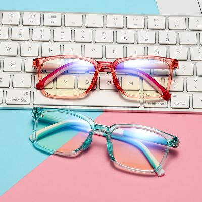 China New Kids Anti-Blue-Ray Glass Boys and Girls Flat Glass Children Glasses Computer Glasses Fashionable 5206 TR90 Anti-Blue Glasses for sale