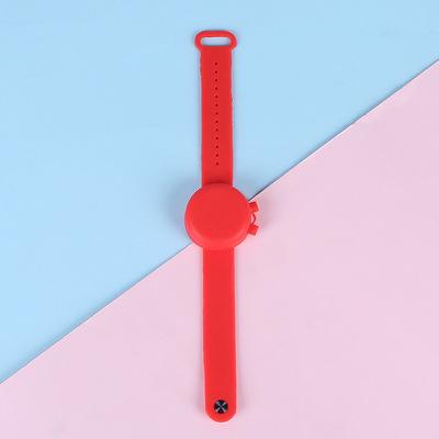 China 2021 Easy Custom Logo Color Package Sanitizer Innovative Watch Silicone Strap With Adjustable Bottle Used Anytime When for sale