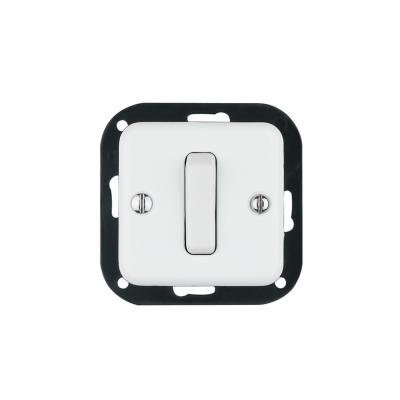 China Durable Retro Control Light 1 Strip 1 Way Switch Square Core For Recessed Button Switch for sale