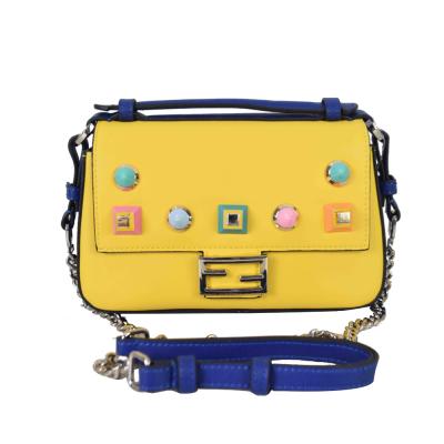 China New Fashionable Colorful Custom PU Girls Shoulder Bag Pattern One Shoulder Bag for sale