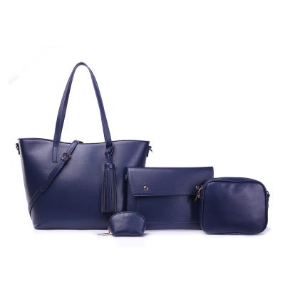 China 2019 NATIONAL women handbag set 4pcs ladies bags factory china suppliers for sale