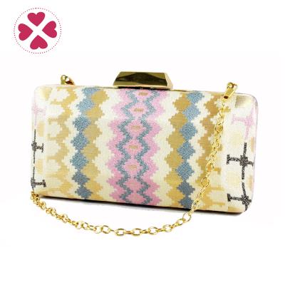 China Stylish Fashion On Stock Designer Factory Retail Rectangle Acrylic Clutch Bag for sale