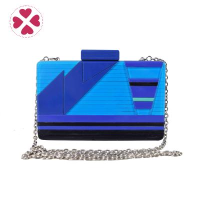 China Fashion Stylish Wholesale Bangkok Acrylic Clutches For Woman Handbag Women Clutch Bag for sale