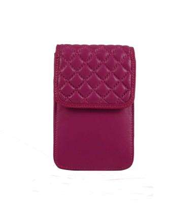 China Fashion Custom Designer Ladies Mini Sling Shoulder Bag PU Leather Mobile Phone Shoulder Bag For Cell Phone Bag for sale