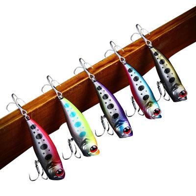 China XINAPPL04 5.5cm/6.8g ABS Top Water Snap Bait 5 Colors Hard Bait Artificial Wobblers Plastic Fishing Tackle for sale