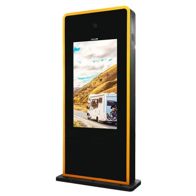 China Outdoor Heavy Duty Outdoor Digital Signage Player Totem Stand Kiosk Digital Signage Player Outdoor LCD Display CWD-LCDO for sale