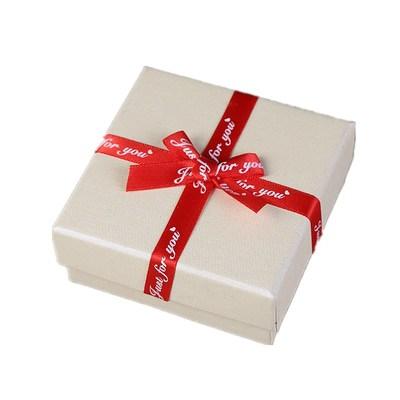 China 2021 Hot Sale Creative Custom Wholesale Bow Ribbon Wrapping Paper Gift Box Fashionable Ring Box Jewelry Packaging Box for sale