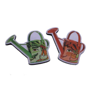 China Shape Cheap Cmyk Printing Watering Pot Shape Fridge Magnet For Home Decoration for sale