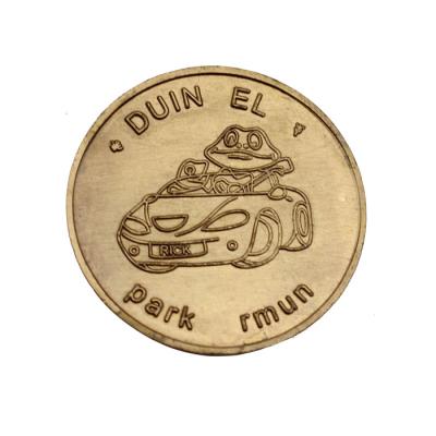 China Custom Cheap Brass Europe Parking Commemorative Coin Coin For Parking Lot for sale