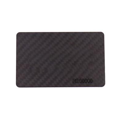 China Abrasion-Resistant CNC Carbon Fiber Credit Plate Business Credit Card Board Sheet for sale