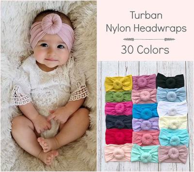 China European and American hot sale European and American style super soft round hair band nylon baby children's hair accessories for sale