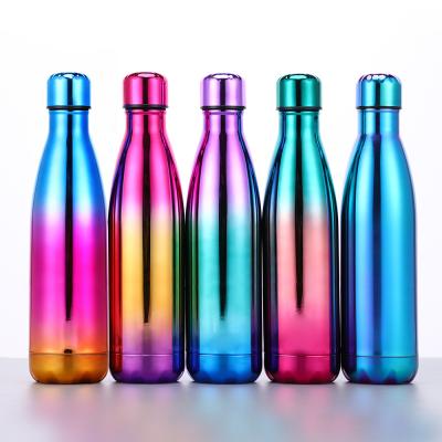 China PORTABLE Double Wall Insulated Single Stainless Steel Water Bottle With Logo for sale