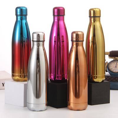 China PORTABLE Wholesale Custom Logo Double Wall Stainless Steel UV Water Bottle for sale