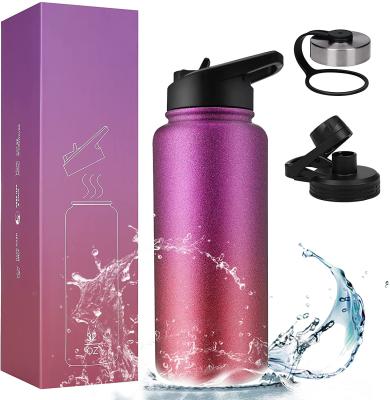 China Coldest Sustainable Double Wall 1l Stainless Steel Water Bottle Insulated for sale