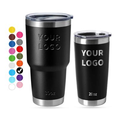 China Customized Sustainable 20 oz 30 oz Tumbler Stainless Steel Vacuum Insulated Bulk Tumbler Cups Stainless Steel Vacuum Insulated Tumbler for sale