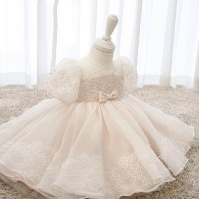 China American Boutique Baby Princess Dresses Party Ball High Quality Dress Babies Anti-static Lace Up Dress for sale