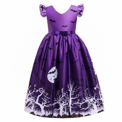 China Girls Halloween Carnival Dirndl Dress Girls Mid Length Cosplay Halloween Costume Princess Dress for sale