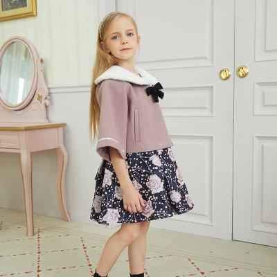 China Yalindas Girl Shawl Kids Scarf Wool Cashmere Poncho Baby Autumn Cashmere Coat Manufacturer Anti-wrinkle for sale