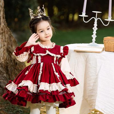 China Anti-static Maid Outfits Lolita Layers Dress Sweet Apron Cosplay Party Lovely Children Love Japanese Lolita Dress for sale