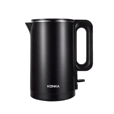 China 360 Degree Rotation Electric Water Kettles 1.8L 1500W Kitchen Stainless Steel Base KONKA Portable Water Heater Kettle For Home Office for sale